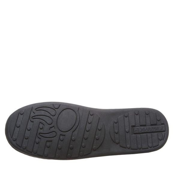 BEARPAW MEN'S MOC II BLACK MULTI KNIT SIZE 10 | MEN'S SLIPPER | MEN'S SHOE - Picture 4 of 6